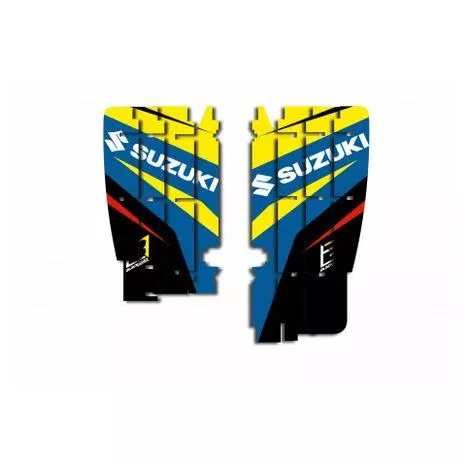 08-17 RMZ450 RAD LOUVER DECALS, BLACKBIRD DECALS A301N