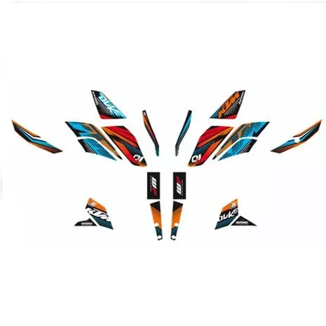 11-16 DUKE KTM ONERACE, BLACKBIRD 2544R GRAPHIC KIT