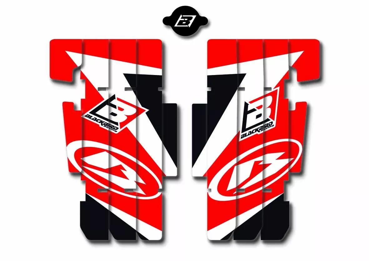13-19 BETA RR RAD LOUVERS, DECALS AB01E BLACKBIRD