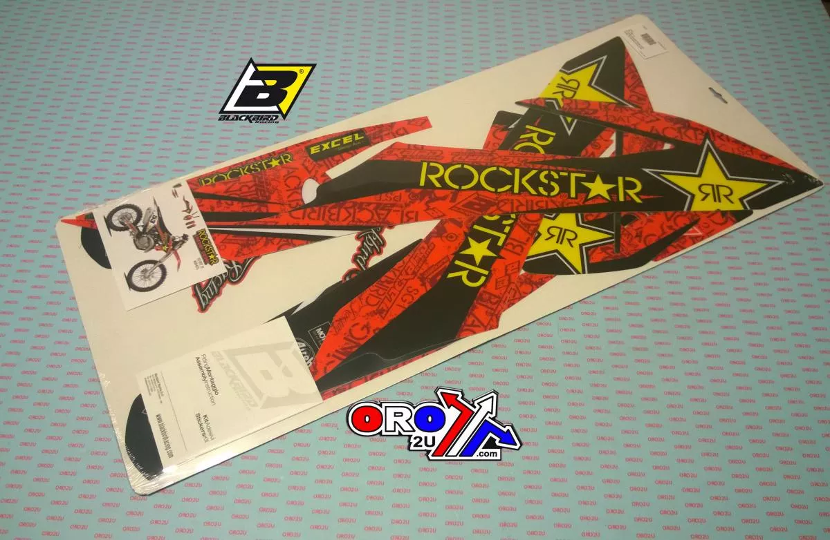 19-22 SX/SXF 20-23, KTMROCKSTAR DECALS, BLACKBIRD 2547L