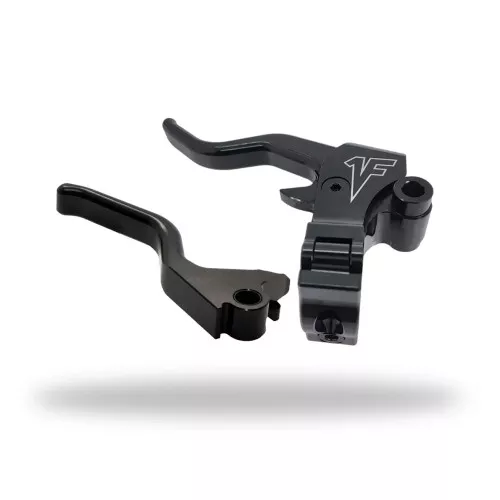 1FNGR Easy Pull Clutch and Brake Lever Kit for 1996-2017 Harley* - Black