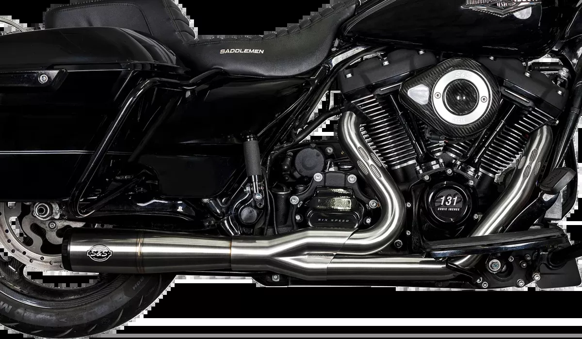 2-into-1 Diamondback Exhaust System - Stainless Steel - Race Only