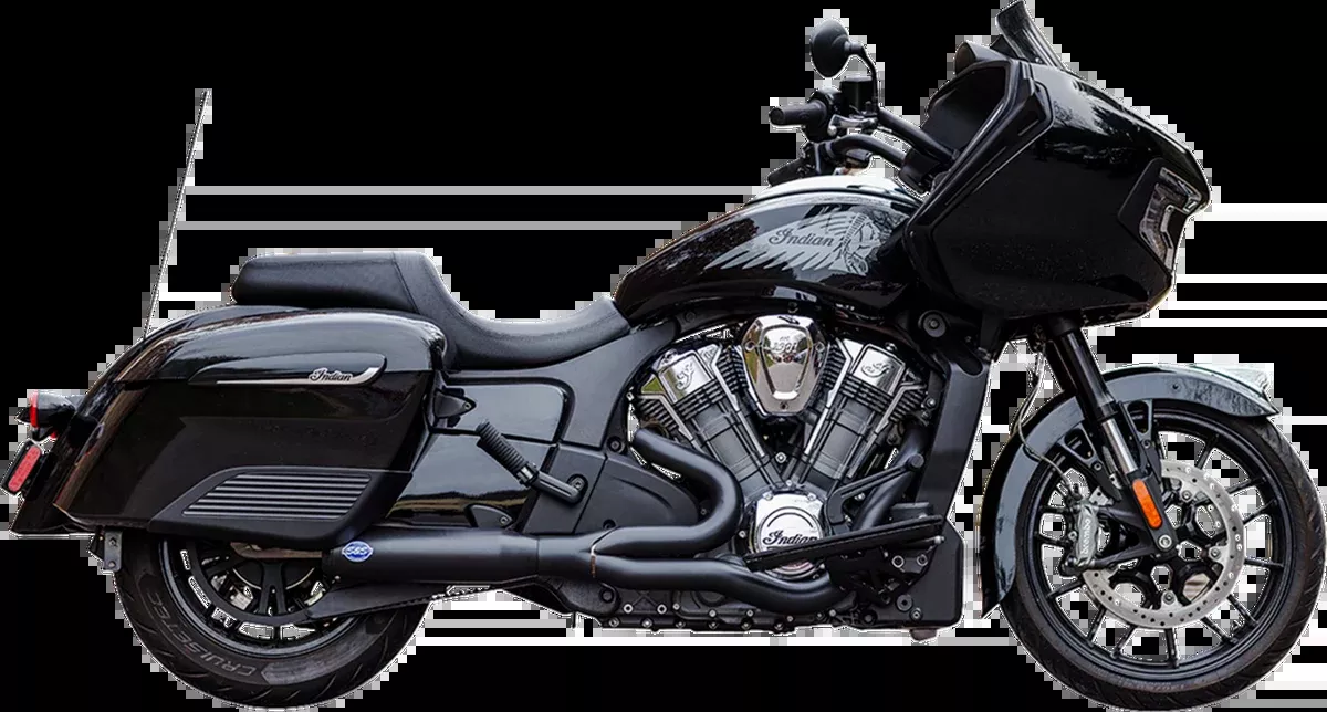 2-into-1 Qualifier Exhaust System – Race Only – Black – Stainless Steel