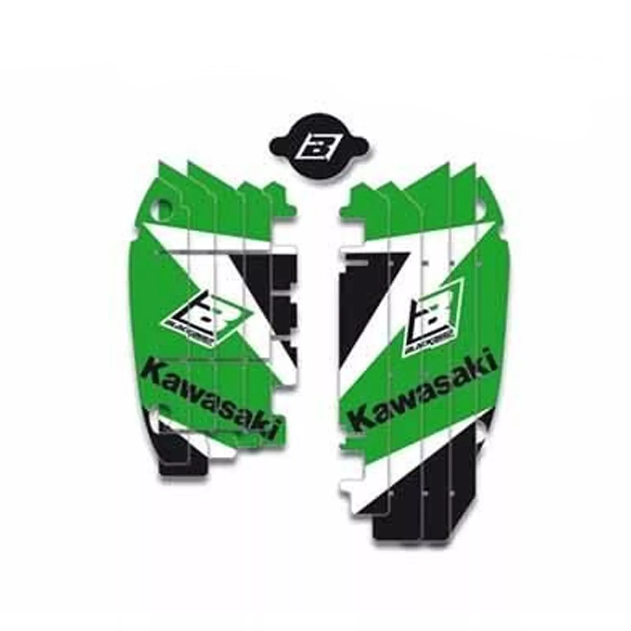 2017-20 KX250F RAD LOUVER DECALS, BLACKBIRD A404E