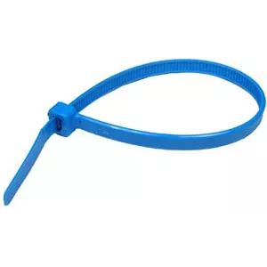 6-3/4" NEON BLUE TIES