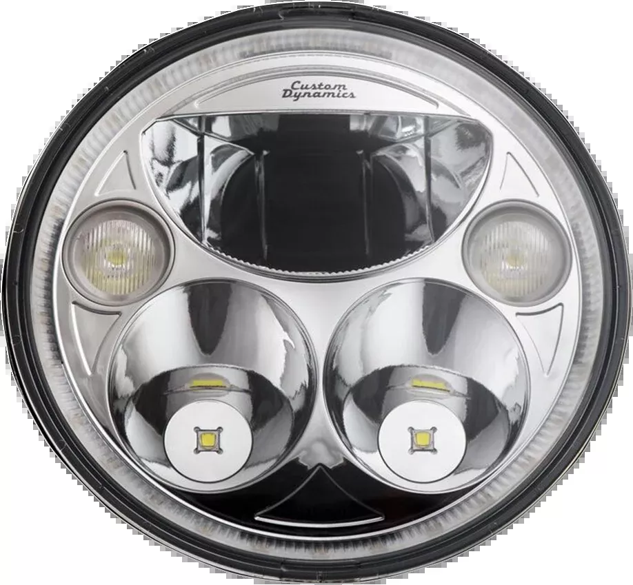7" TruBEAM Headlamp - Chrome - Chieftain