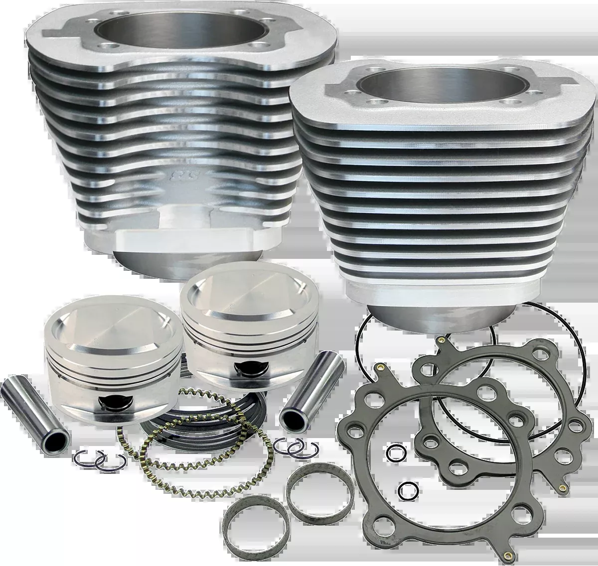 95" Big Bore Cylinder Kit - Silver - Twin Cam