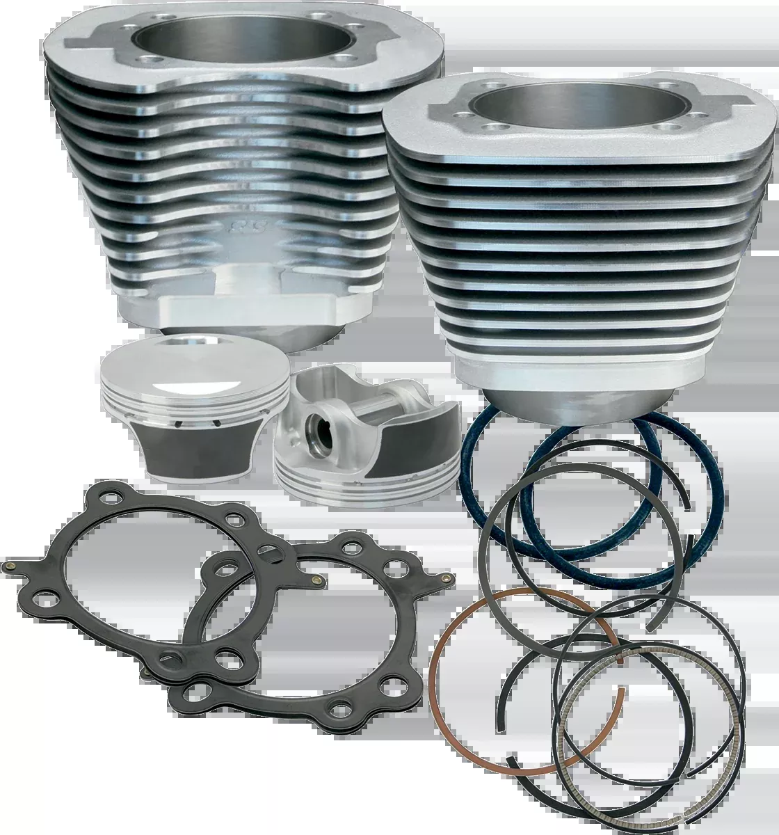 97" Big Bore Cylinder Kit - Silver - Twin Cam