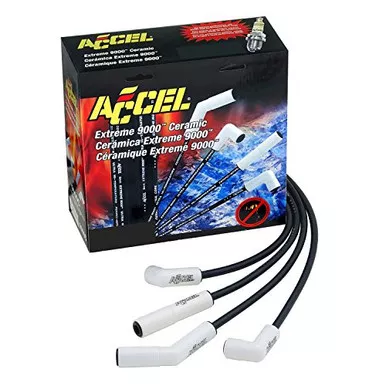Accel 9065C Extreme 9000 Spark Plug Wire Set Ceramic Boot, 8 Set