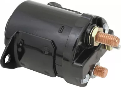 Accel Starter Solenoid - Dual Bracket (Black) - 40114B