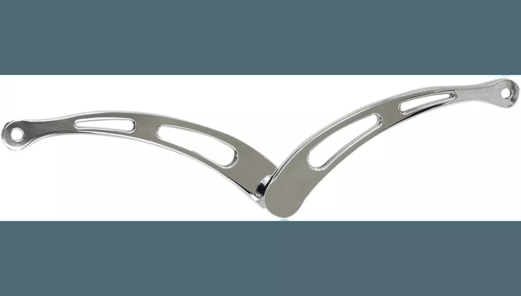 Accutronix Extended Slotted Heel Toe Shifter Arms for '99-24 Harley Davidson Touring, Trike & 00-17 FLST (Select Finish)