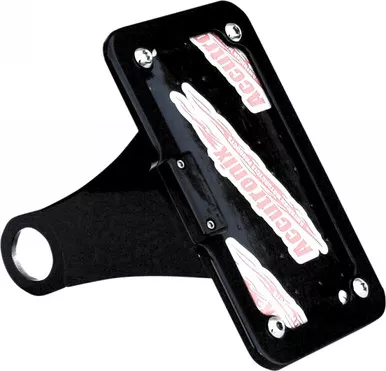 Accutronix Side Mount License Plate Black Xl - LPF114HV-B