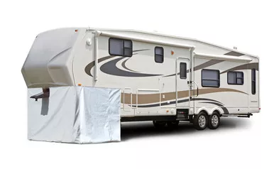 Adco 3502 Polar White 5th Wheel Skirt 64" High x 266" Length