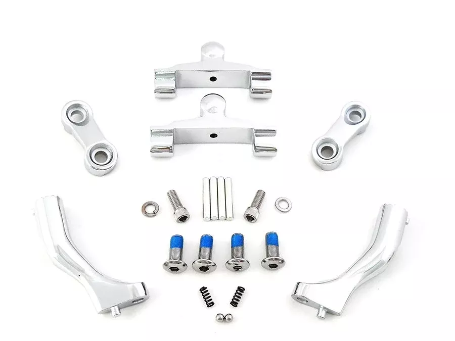 Adjustable 27-1522 Passenger Floorboard Mounting Brackets Set Harley Touring 93-18