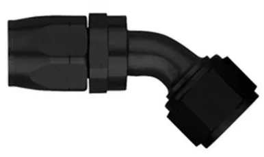 Aeroquip #12 45 Deg Hose End Black FCM4425