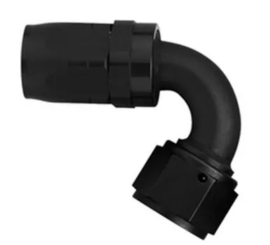 Aeroquip #6 120 Degree Hose End Black FCM4442