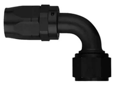 Aeroquip #6 90 Deg Hose End Black FCM4432