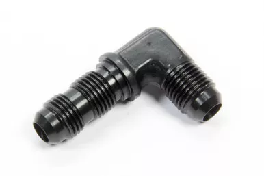 Aeroquip #6 Flare 90 Deg Bulkhead Union Black FCM5082