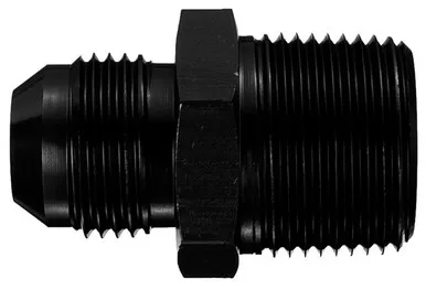 Aeroquip Str Alum #6 Flare 1/4in Black FCM5004