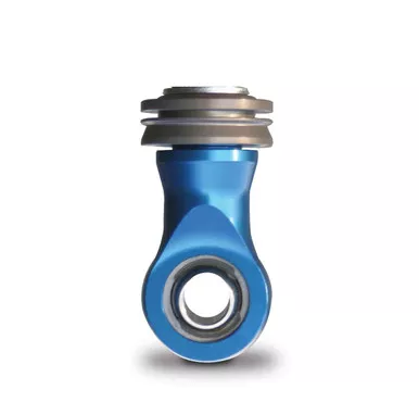 AFCO Rod End M2 1in Extension Aluminum Blue Anodized 11t 13t 21/26t 35 Series 20176-1