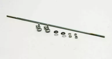 AFCO Throttle Linkage Kit 24in Steel with Carb Bushings 10175-24