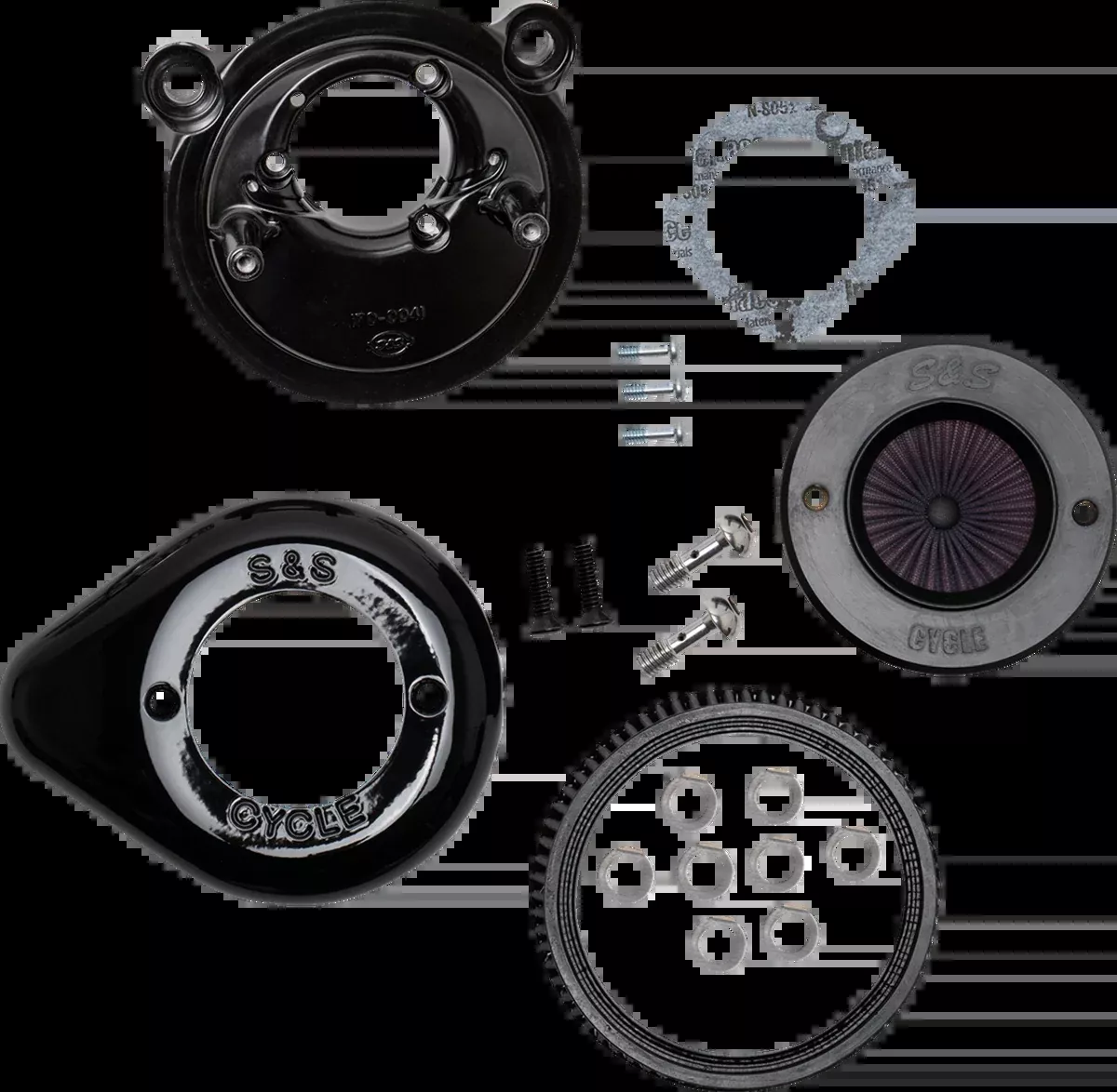 Air Stinger Stealth Air Cleaner Kit - Black