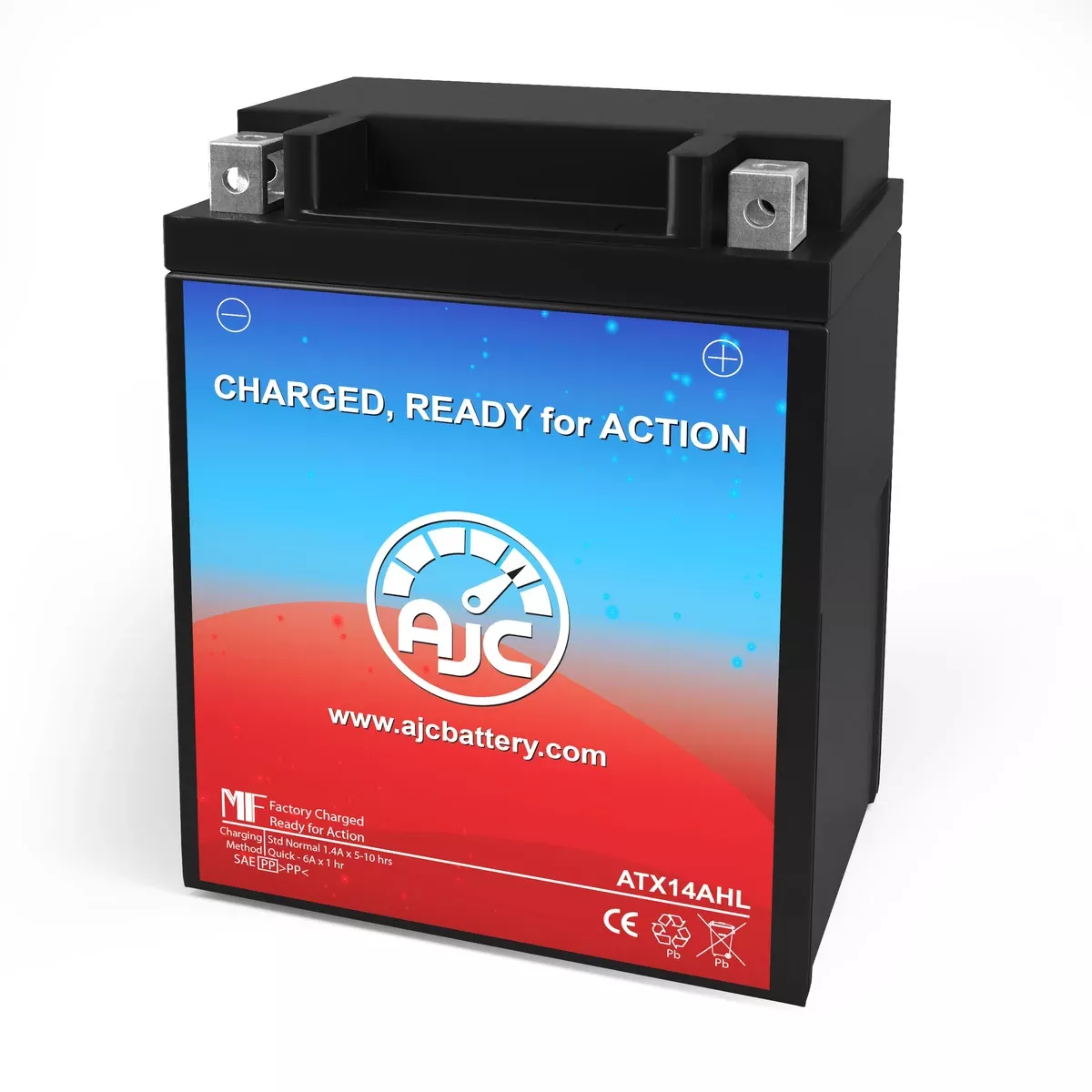 AJC Battery Compatible with Gilera XRT 600CC Motorcycle Battery (1988-1990)