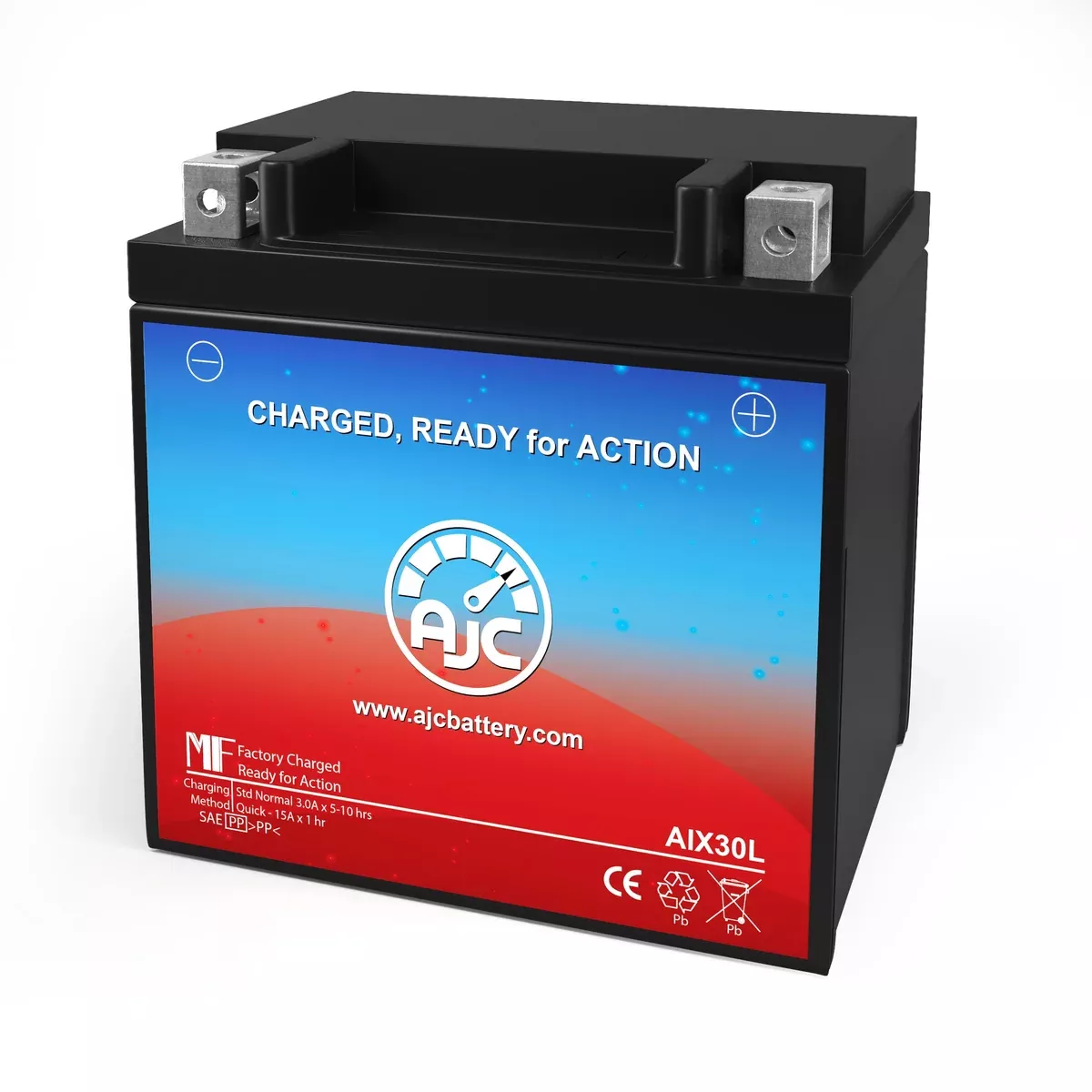 AJC Battery Compatible with Polaris 600 Widetrak IQ-Intl 600CC Snowmobile Battery (2010)