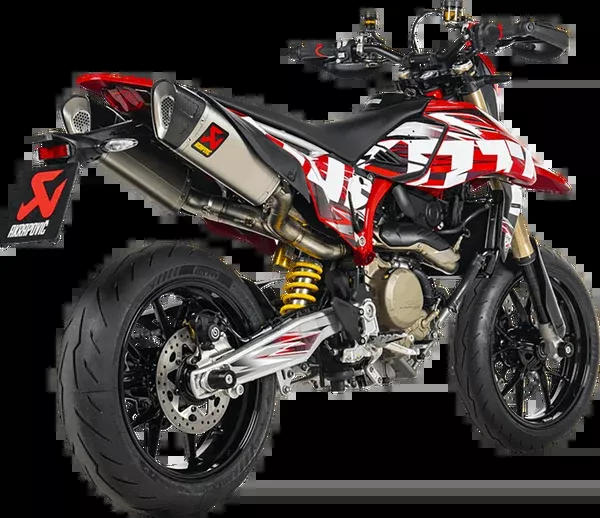 Akrapovic Slip-On Line Mufflers – Titanium – Hypermotard 698