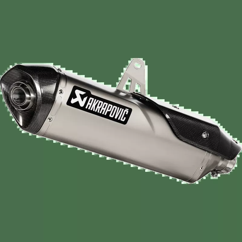 Akrapovic Tiger 850/900 Slip-On Exhaust – Triumph 2020-2023, Titanium/Carbon