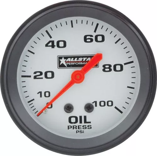 ALL Oil Pressure Gauge 0-100PSI 2-5/8in ALL80095