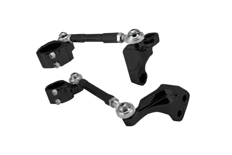 Alloy Art Combi Stabilizer Kit for '06-17 Dyna Models - Black Anodized