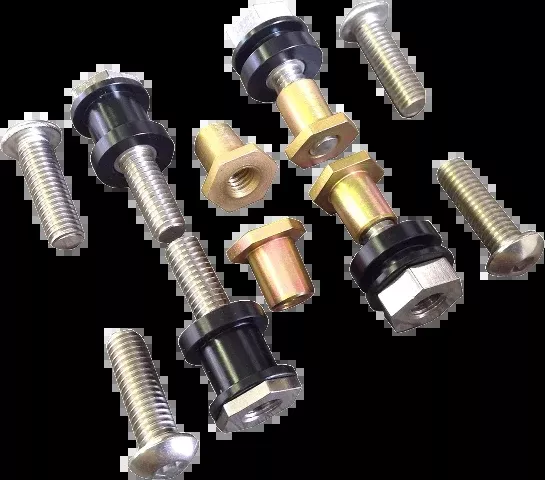 Alloy Art Quick Detach EZ Bag Mounts fits 1991-2017 Harley Dyna FXDF FXDL FXDWG