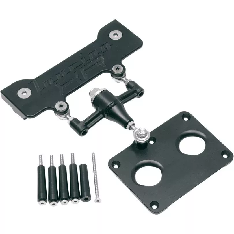Alloy Art TXR-1 Touring Frame Brace Stabilizer Link Black 93-08 Harley Touring