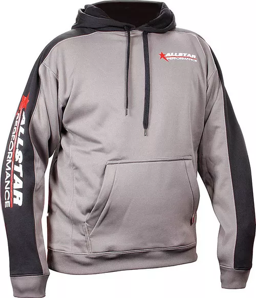 Allstar Hooded Sweatshirt XL Silver/Black ALL99916XL