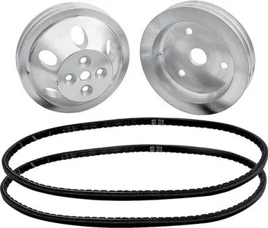 Allstar Performance 1:1 Pulley Kit for use w/o Power Steering ALL31083