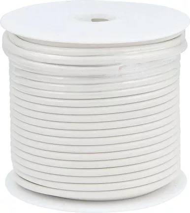 Allstar Performance 10 AWG White Primary Wire 75ft ALL76577