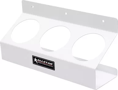 Allstar Performance Aerosol Can Holder White 3 Hole ALL12201