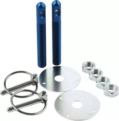 Allstar Performance Alum Hood Pin Kit 1/2in Blue ALL18502