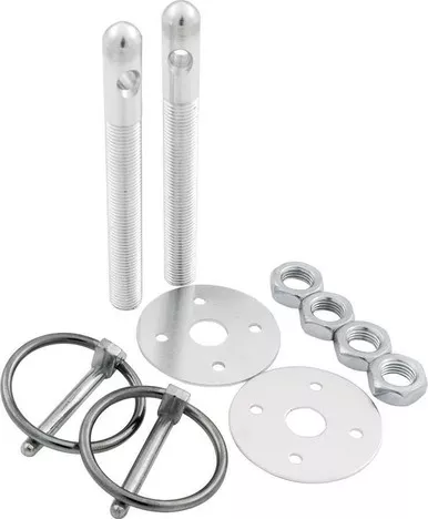 Allstar Performance Alum Hood Pin Kit 3/8in Silver ALL18480