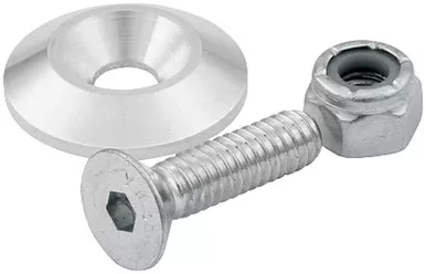 Allstar Performance Countersunk Bolts #10 w/1in Washer 50pk ALL18630-50