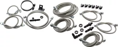 Allstar Performance Dirt Car Brake Line Kit Mod Aftermarket Calipers ALL42053