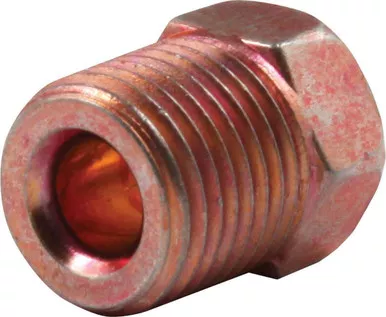 Allstar Performance Inverted Flare Nuts for 3/16in w/ 7/16-24 Red ALL50113