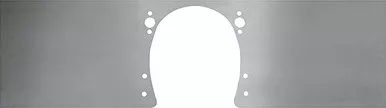 Allstar Performance Motor Plate Front 10 x 36 x 1/4 in Aluminum Small Block Chevy ALL38120
