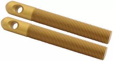 Allstar Performance Repl Aluminum Pins 1/2in Gold 2pk ALL18510