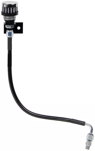 Allstar Performance Transmission Breather Kit with 15" Braided Line and 1/8" NPT Adapter ALL36147