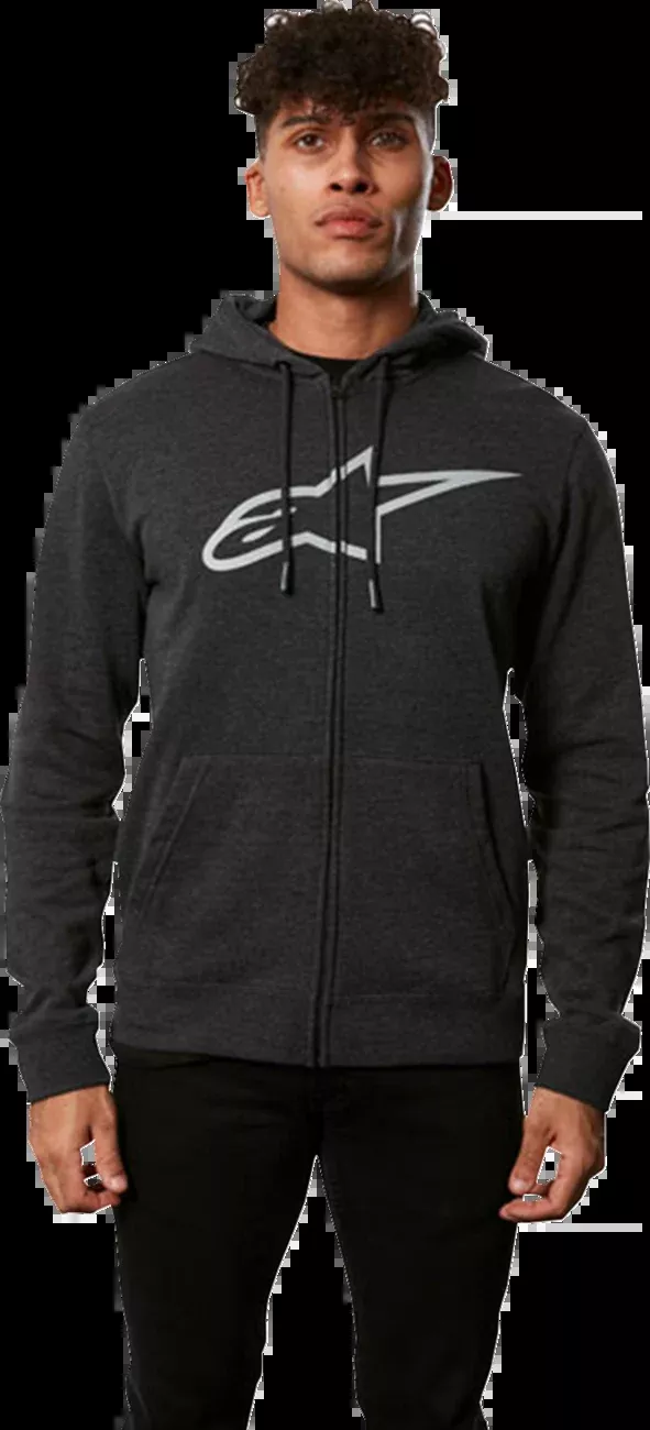 Alpinestars Ageless Ll Zip Hoodie - Charcoal/Gray - Medium