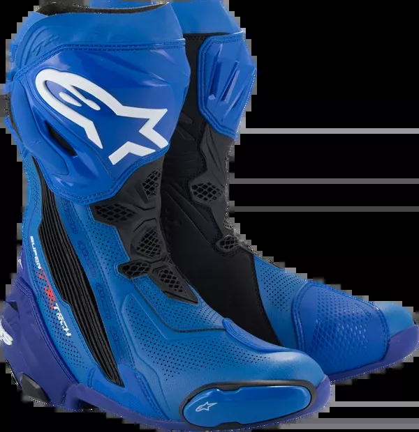 Alpinestars Supertech R Vented Boots - Blue/Black - US 12 / EU 47