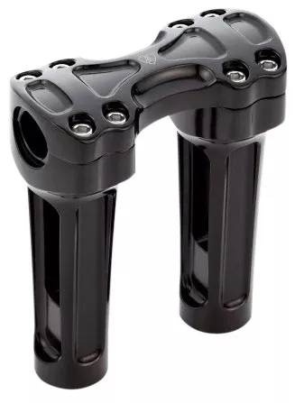 Arlen Ness 08-062 Black METHOD 6" Risers 1" Clamp Harley-Davidson Universal