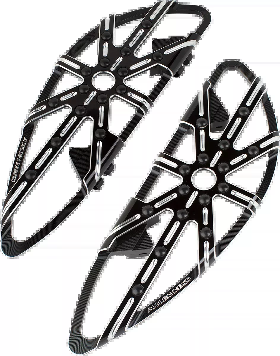 ARLEN NESS 10 Gauge Floorboards - Driver - Black - 410-005